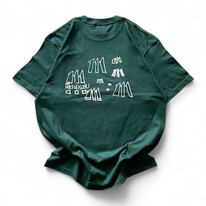 DYM MESSENGERS Hand Drawing T-shirt – GREEN