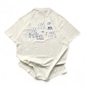 DYM MESSENGERS Hand Drawing T-shirt – IVORY